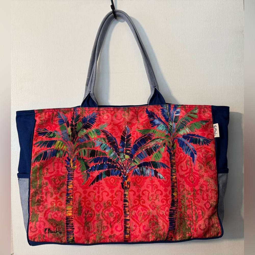 Paul Brent Tropical Palm Tote Bag